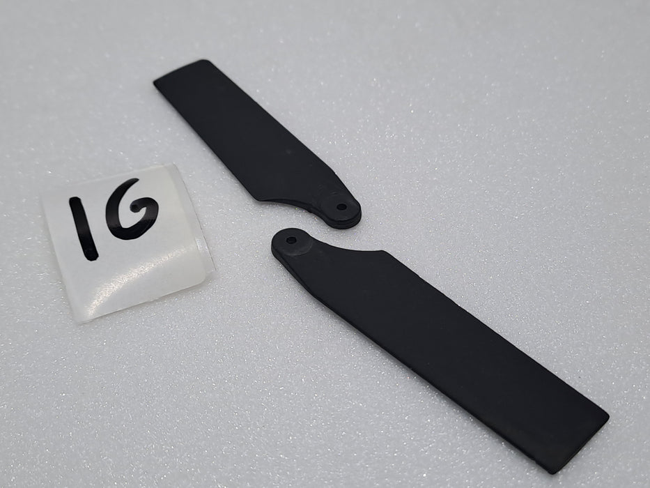 TAIL ROTOR BLADE SET FOR 450 HELI QUALITY PRE OWNED