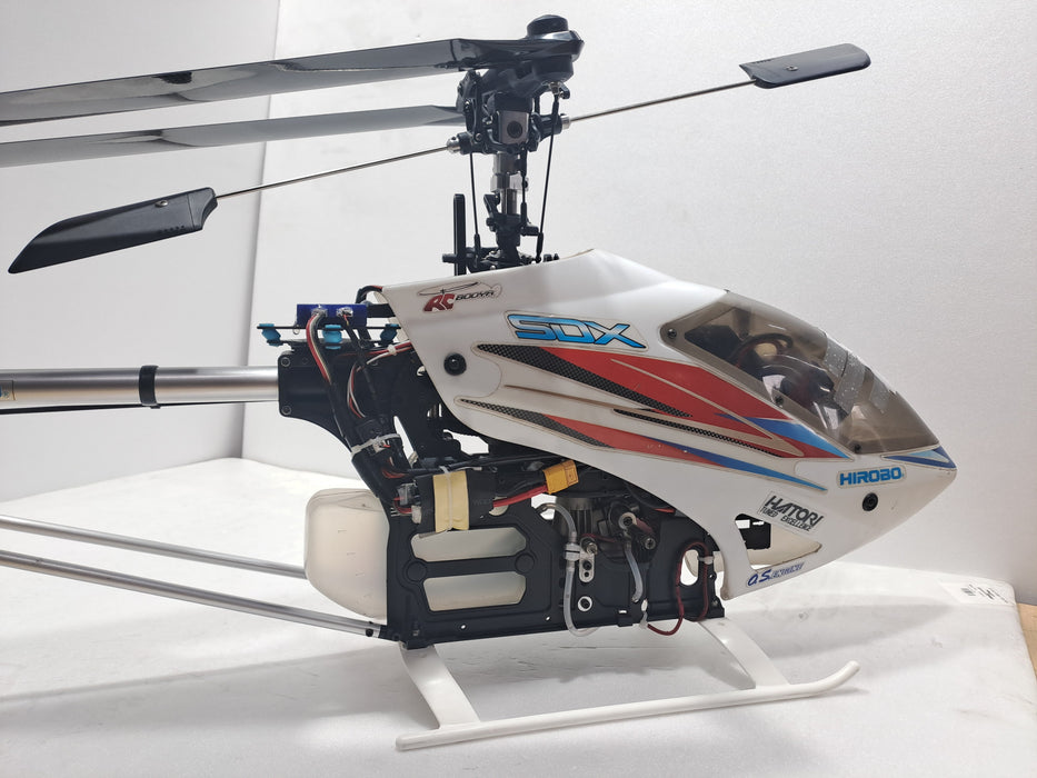 HIROBO SDX SWM NITRO 600 HELI RTF (LIMITED EDITION)QUALITY PRE OWNED