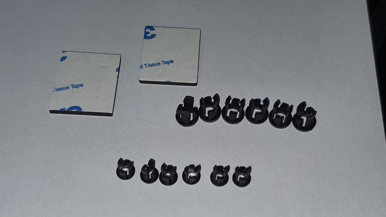 LED LIGHTS CALANDIS 12 NOS WITH BRAKE SIMULATION FLASHING LIGHTS FOR RC CAR 1/10