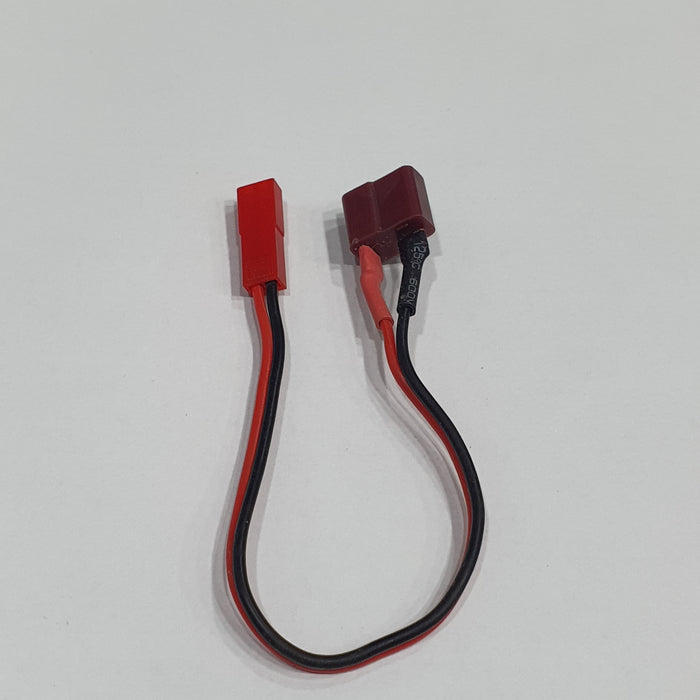 RED JST MALE TO T-PLUG FEMALE CONNECTOR