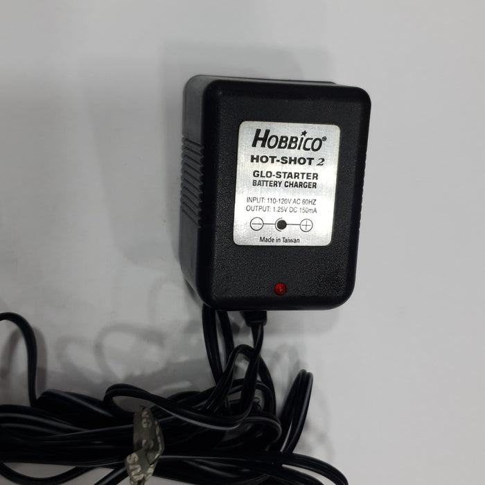 HOBBICO HOT-SHOT 2 GLOW STARTER CHARGER AC INPUT:110-120V DC OUTPUT:1.25V 150MA