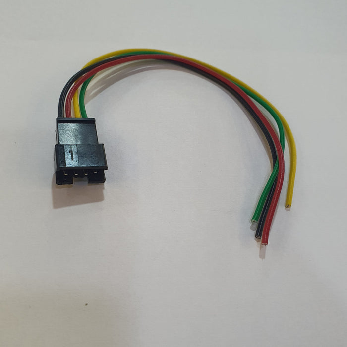 BLACK JST 4PIN MALE CONNECTOR