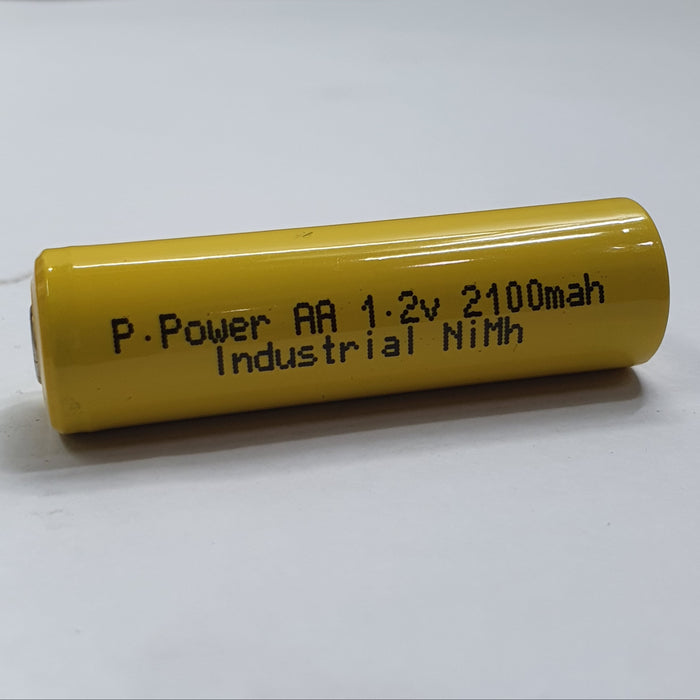 1.2V 2100MAH AA NIMH FLAT HEAD RECHARGEABLE BATTERY