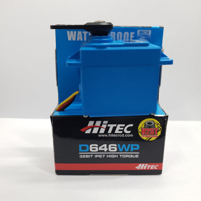 HITEC D646WP HIGH TORQUE WATERPROOF METAL GEAR 25T DIGITAL SPORT SERVO