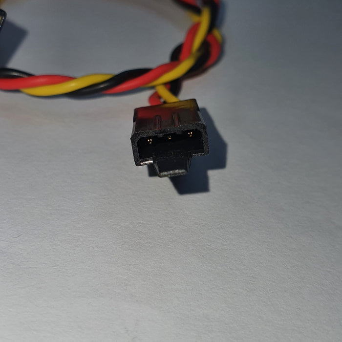TWISTED 12/30CM 22AWG SERVO LEAD (JR) EXTENTION CABLE WITH HOOK