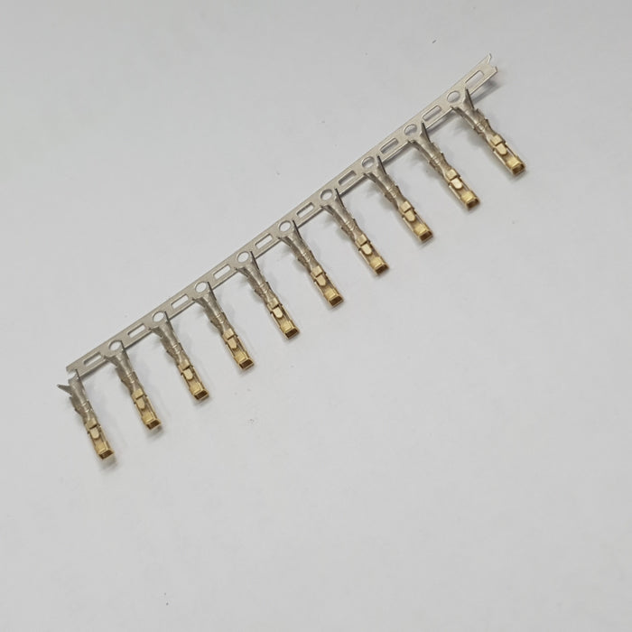 POWER BOX JR SERVO CONNECTOR - PACK OF 10 FEMALE SERVO LEADS AND EXTENSIONS GOLD PLATED PINS FOR HIGH CONDUCTIVITY