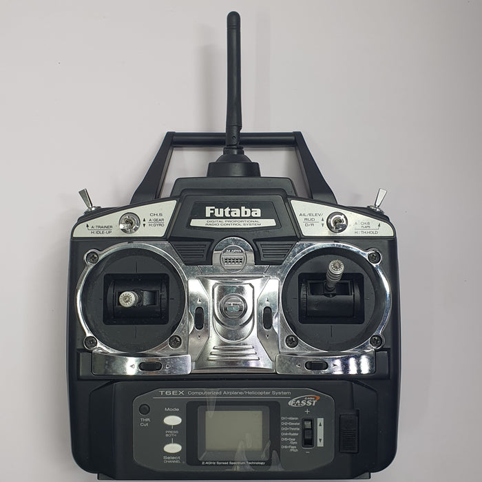 FUTABA TRANSMITTER T6EX WITH R617FS 7CH RECEIVER QUALITY PRE-OWNED