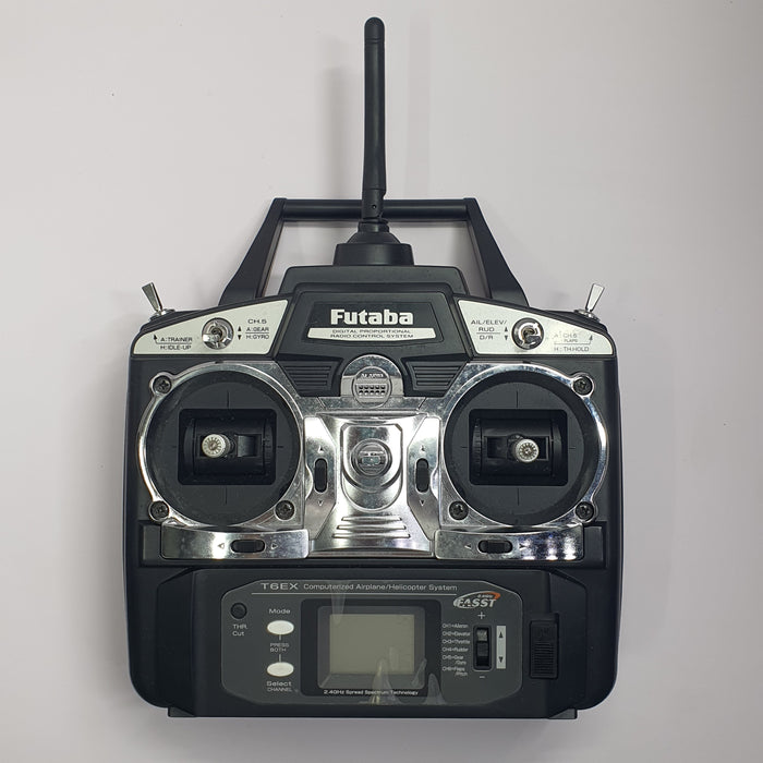 FUTABA TRANSMITTER T6EX WITH R617FS 7CH RECEIVER QUALITY PRE-OWNED