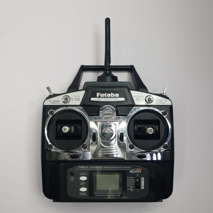 FUTABA TRANSMITTER T6EX WITH R617FS 7CH RECEIVER QUALITY PRE-OWNED