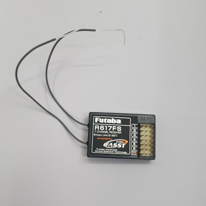 FUTABA TRANSMITTER T6EX WITH R617FS 7CH RECEIVER QUALITY PRE-OWNED