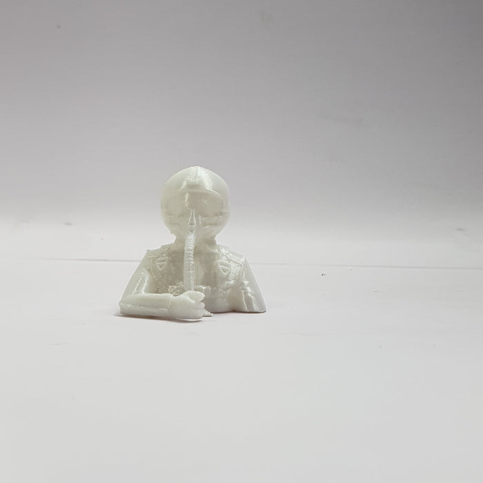 SCALE MINIATURE ACCESSORIES RC PILOT FIGURE WITH STEERING MOUNT (HALF BODY)