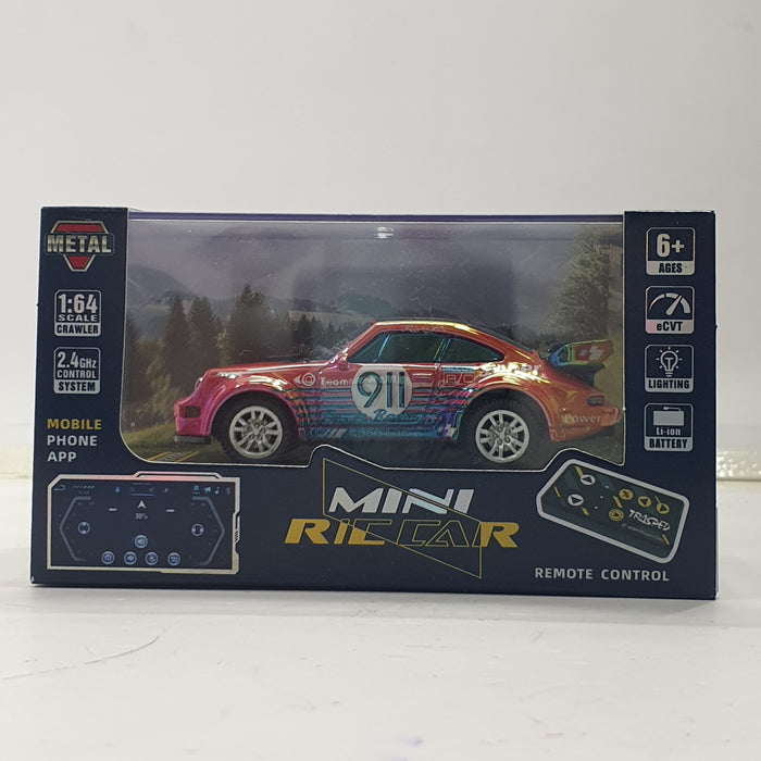 MINI RC CAR SPEED-REGULATING ALLOY HG4-429 1:64 (911 SPORT RACING)