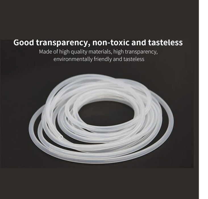 Kamoer Silicone Tube ID: 2.5mm OD: 4.5mm L: 100cm for Peristaltic Pumps