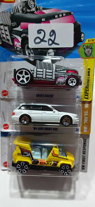 HOT WHEELS CASE-G MAINLINE (PACK OF 3) DIECAST