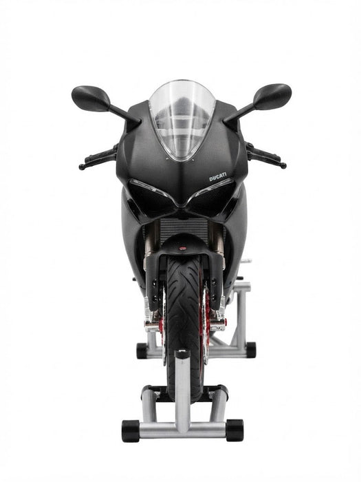 MOTOR CYCLE 8678B 1/10 SPEED RACING DUCATI PANIGALE DIECAST BIKE BLACK COLOR