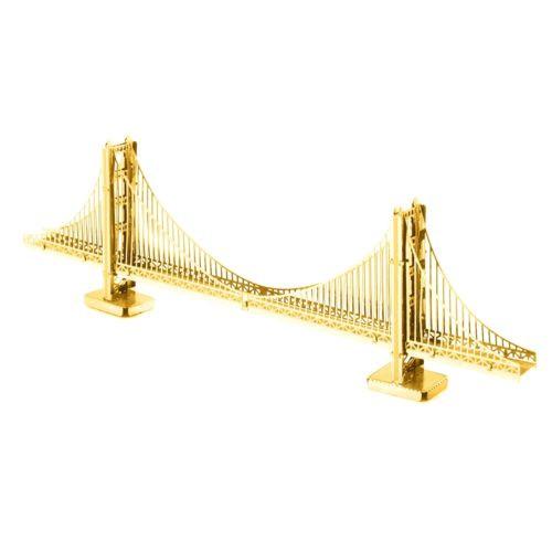 GOLDEN GATE BRIDGE GOLD METAL EARTH