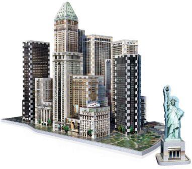 WREBBIT NY FINANCIAL DISTRICT 3D PUZZLE 925 PC