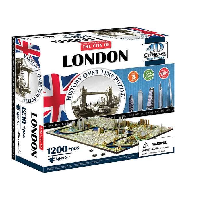 LONDON ENGLAND 4D TIME PUZZLE