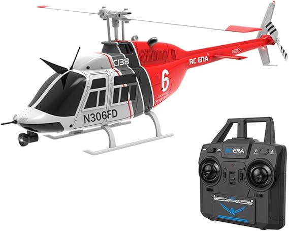 RC ERA C138 Bell 206 Gyro Stabilized Scale RC Helicopter - RTF