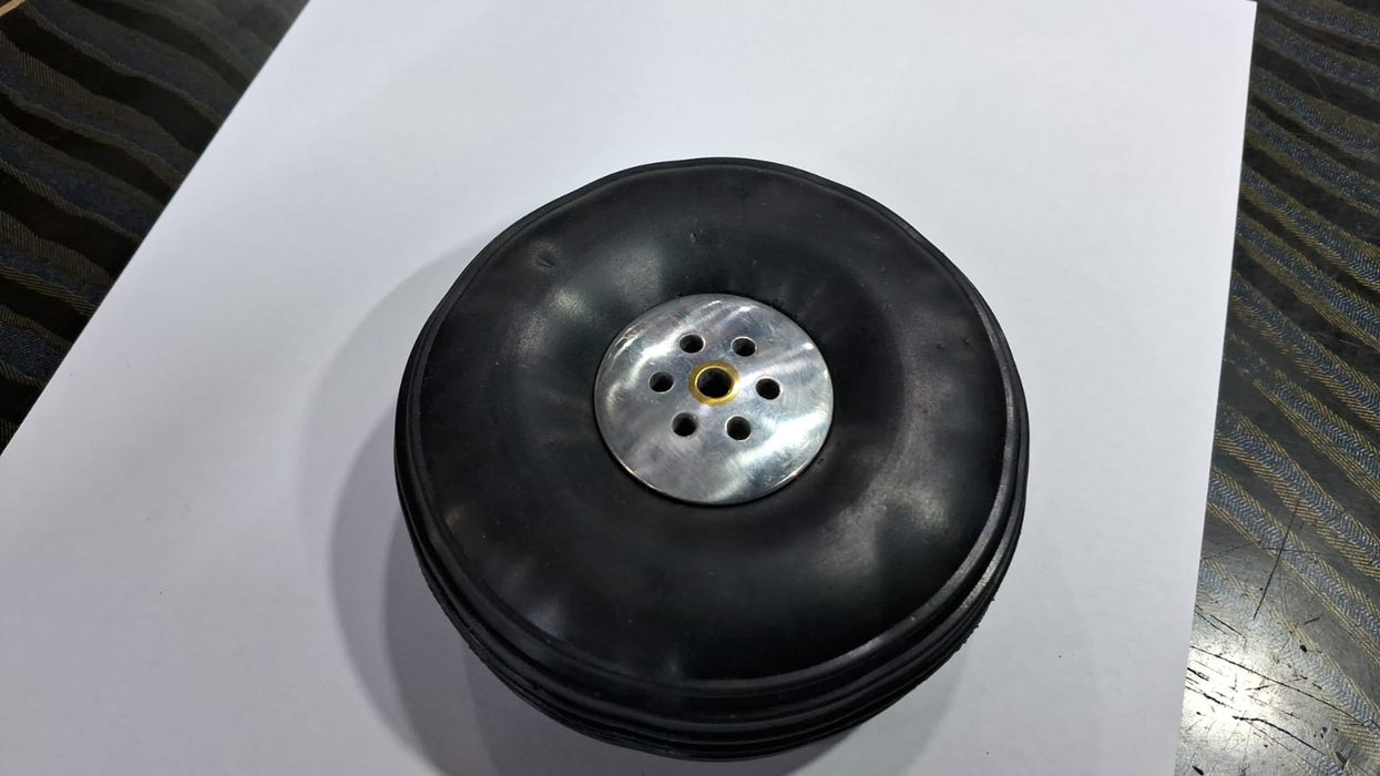 BALLOON WHEELS WITH METAL RIM 100X40MM