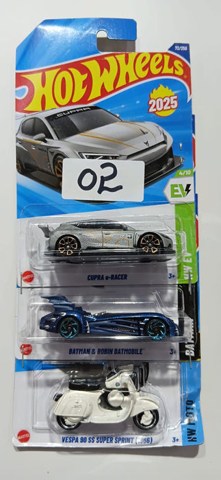 HOT WHEELS CASE-J MAINLINE (PACK OF 3) DIECAST