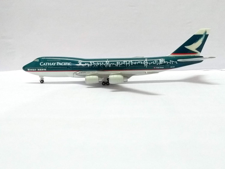 AIRPLANE DIECAST METAL CATHAY PACIFIC B747-200 AIRLINES 1:500 MODEL