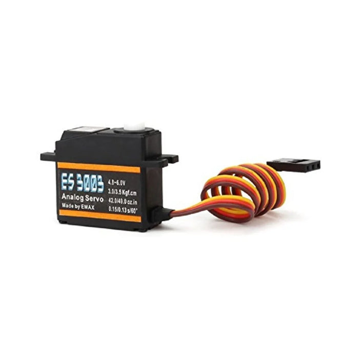 EMAX ES3003 17g 3.5kg 0.13sec 23T Plastic Gear Analog Servo For RC Airplane-(Original)