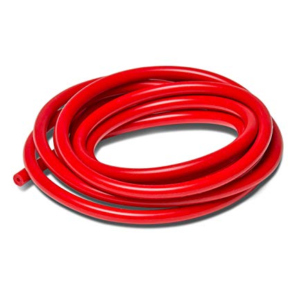 SILICONE FUEL TUBE RED  2MTR (3MMX8MM)