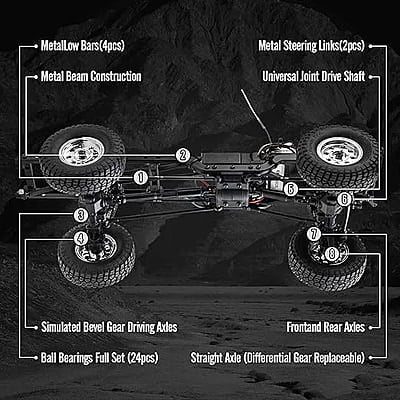 FMS 1/18 CHEVROLET K10 FCX18 RTR
