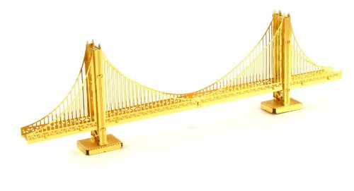GOLDEN GATE BRIDGE GOLD METAL EARTH