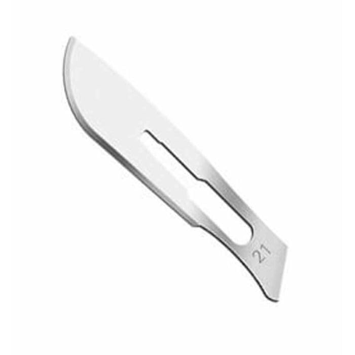 SURGICAL BLADES SURGEON NO: 21 (PACK OF 10 PCS)