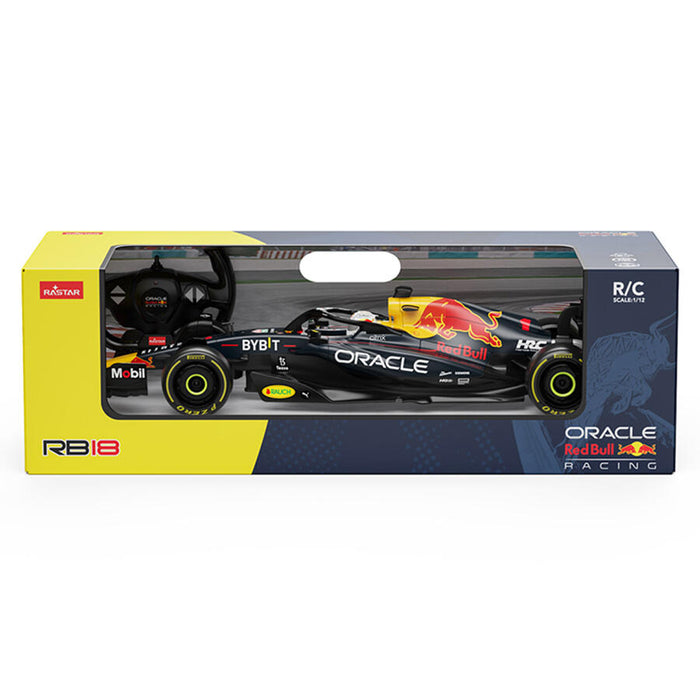 RASTAR 1/12 F1 RED BULL CAR, ORACLE RED BULL RACING F1 RB18 REMOTE CONTROL CAR MODEL,RED BULL RACING FORMULA 1 MAX VERSTAPPEN