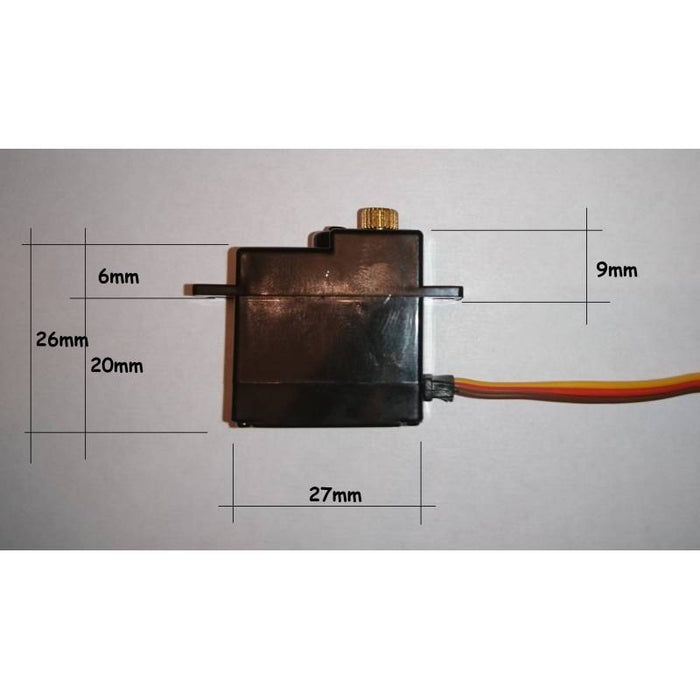 Servo Set Of 7Pcs (17G) And Cable Extensions For Sebart Mini