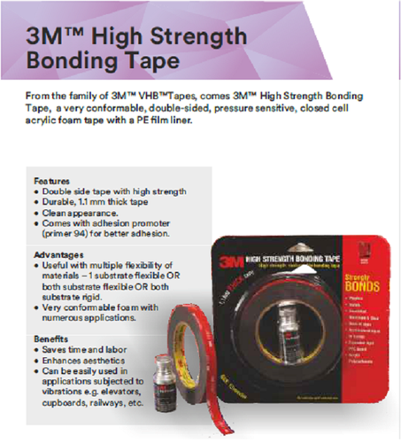 3M Double Side Tape 12 Mm x 5 M