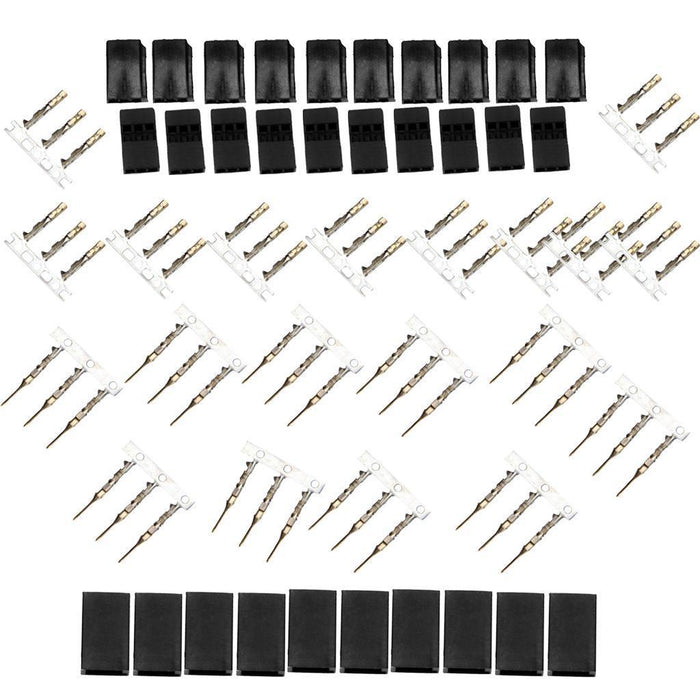 Servo Plug Set Jst-SH (Futaba) Gold Plated  -10Pcs