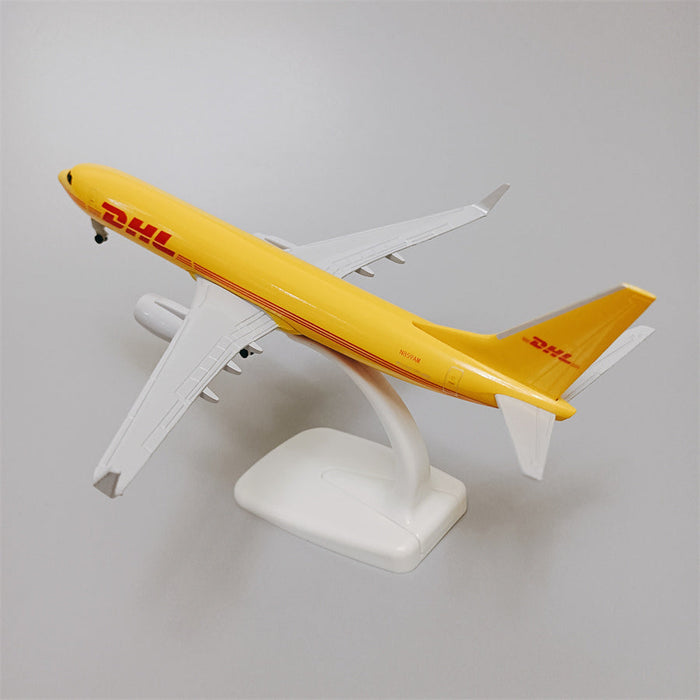 Airplane Diecast Metal Dhl B737 20Cm