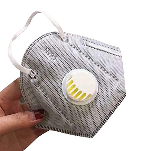 N95 Anti Pollution Reusable Face Mask Respirator grey