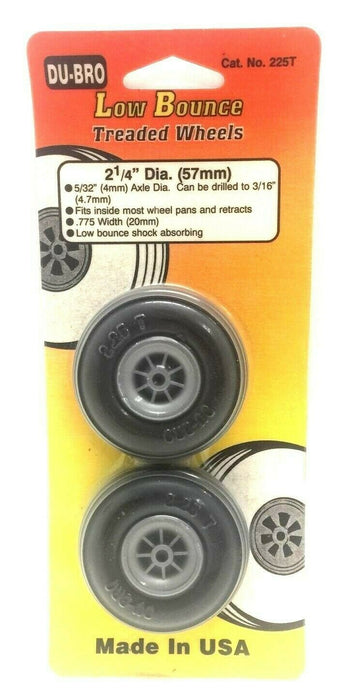 Du-Bro Treaded Wheels 57Mm No.225T