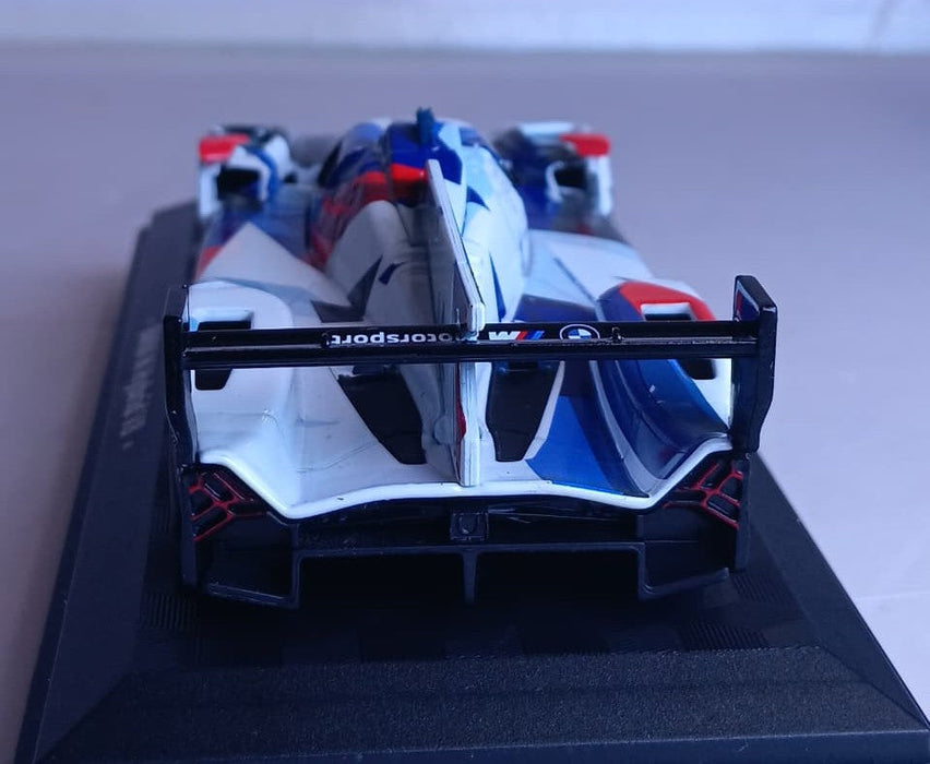 CCA BMW M HYBRID V8 1:45 DIECAST MODEL 67140A WHITE BLUE