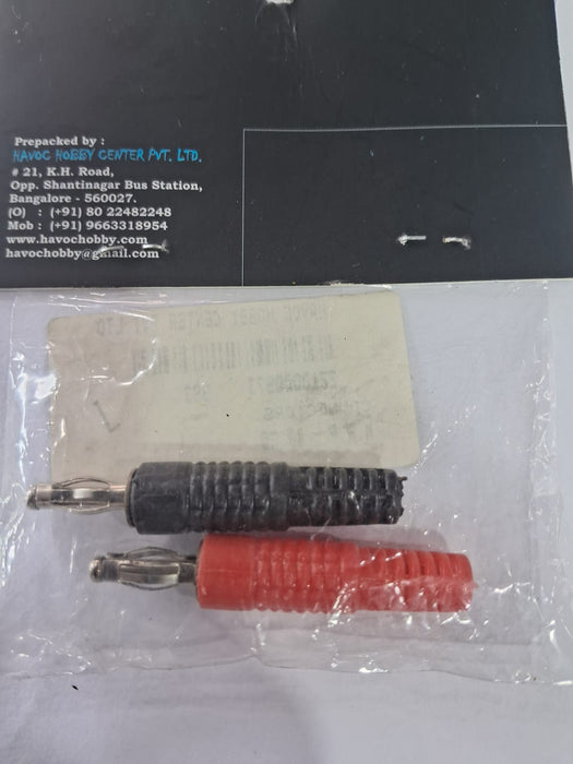 BANANA CONNECTORS SILVER COLOUR  3.5MM TO 4MM