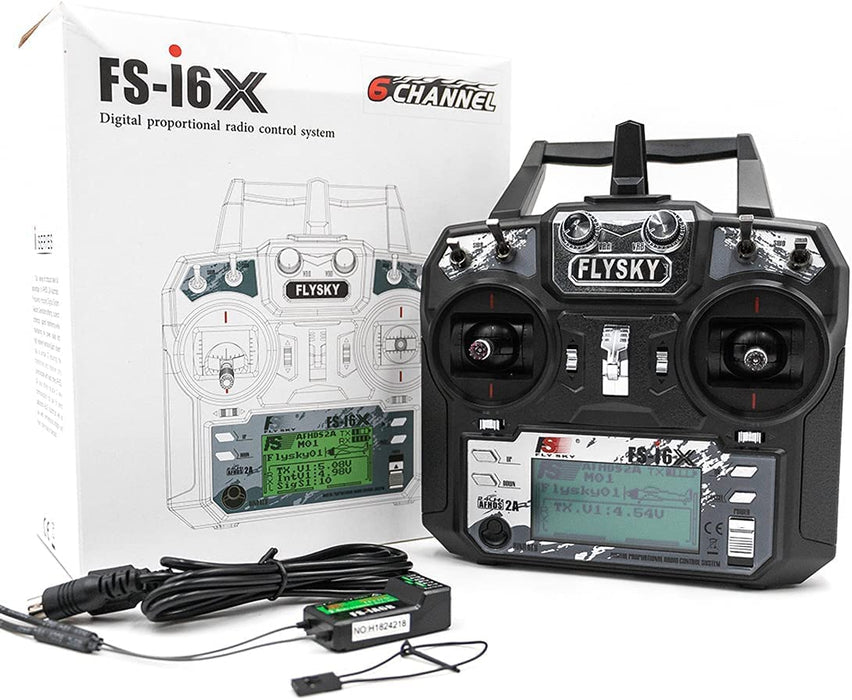 Flysky FS-i6X 10CH 2.4GHz AFHDS RC Transmitter with FS-iA6B Receiver