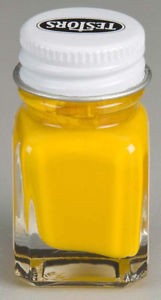 Enamel 1/4 Oz Flat Yellow