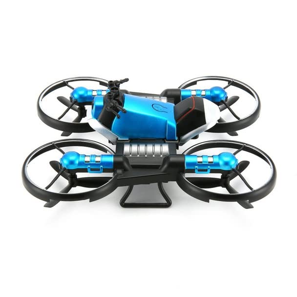 MOTOR CYCLE/QUADCOPTER TOY-LEAP 2 IN 1 (BLUE AND GREEN)