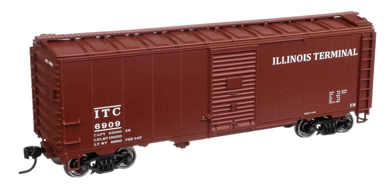 WALTHERS MAINLINE - 40' ASSOCIATION OF AMERICAN RAILROADS 1944 BOXCAR - READY TO RUN -- ILLINOIS TERMINAL- HO - 6909