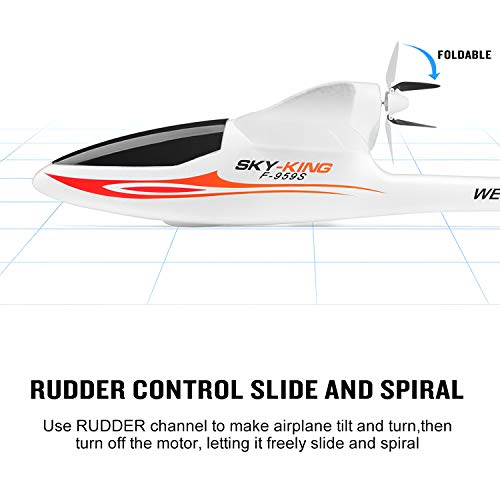 WLTOYS F959S SKY-KING 2.4G 3CH 6-AXIS RTF RC AIRPLANE ORANGE