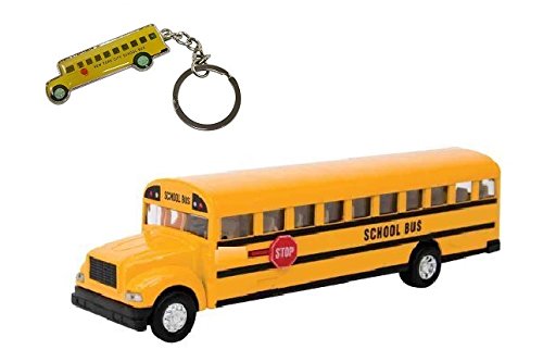 BUS SCHOOL YELLOW 8.5 INCH