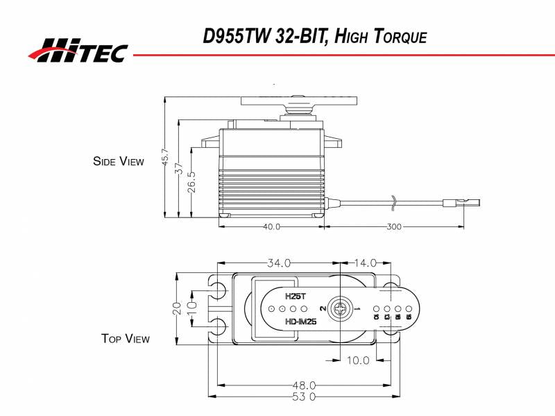 HITEC D955TW SERVO