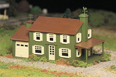BACHMANN TWO STORY HOUSE - KIT - O - 45622