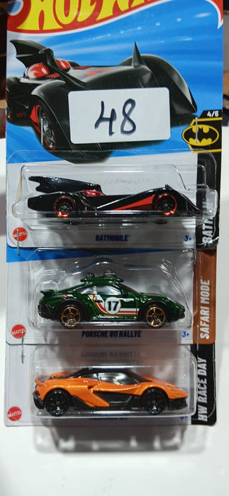 HOT WHEELS CASE-H MAINLINE (PACK OF 3) DIECAST