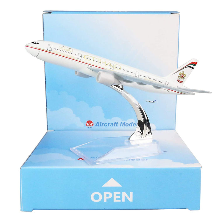 AIRPLANE DIECAST ETIHAD BOEING B777 16CM MODEL